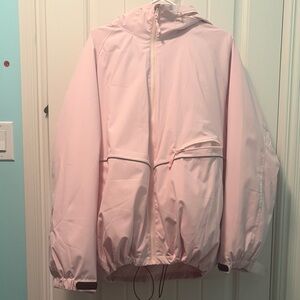 Light Pink Baggy Snowboarding Jacket